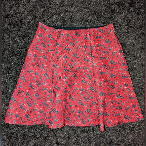 Hollister Red Skater Skirt - Picture 1 of 2